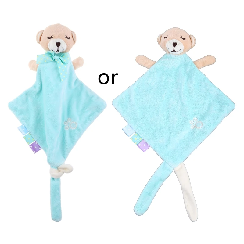 

Муслиновый слюнявчик для кормления младенцев, подарочное детское одеяло для успокоения, милое животное для куклы, успокаивающее полотенце