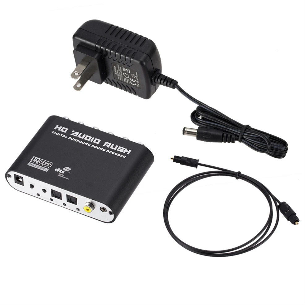LccKaa 5 1 CH аудио декодер SPDIF коаксиальный к RCA DTS AC3 оптический цифровой усилитель