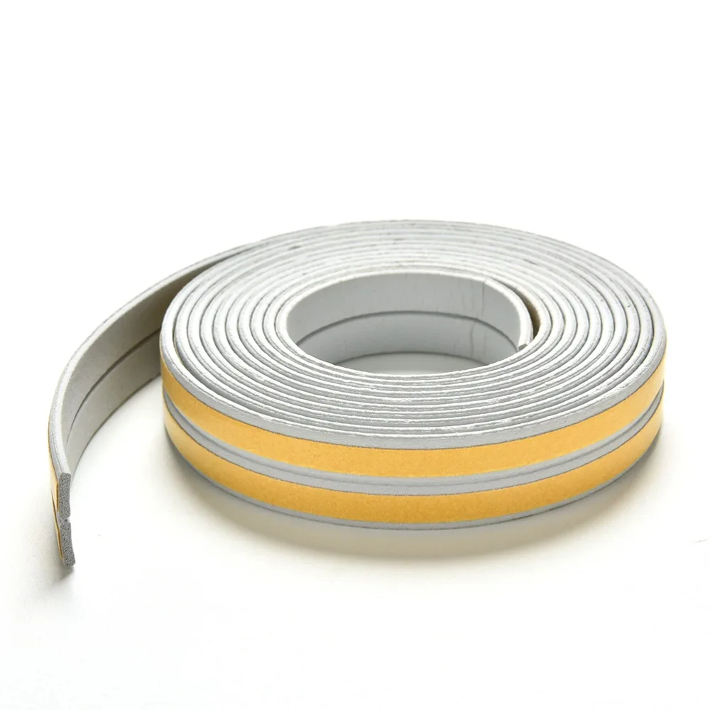 

1 Roll 2.4M Top Quality Glass Seal Adhesive Draught Excluder Strip Window Door Adhesive Sealing Tape Rubber Weather Strip