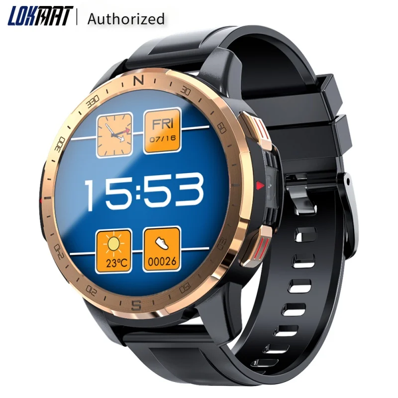 

LOKMAT APPLLP 7 4G Smart Watch Android 9.1 Dual System Wifi GPS Smart watch Fitness Trackers