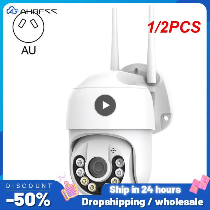 

1/2PCS WIFI IP Camera Outdoor Security Color Night 2MP Wireless Video Surveillance Cameras Smart Human Detection iCsee
