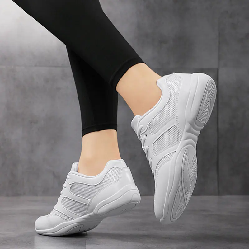 Aerobics Dance Sneakers Men Women Gym Shoes Girls Fashion Modern Street Dancing Shoes Ladies Female Jazz Sports Shoe Size 31-44