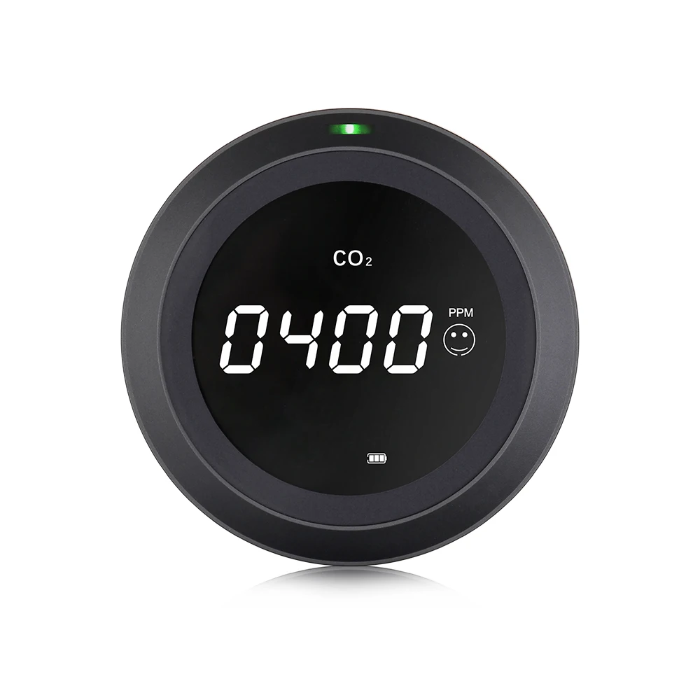 

CO2 Meter Detector Multi-Function Carbon Dioxide Rechargeable Air Quality Analyzer Monitor HABOTEST PTH-5