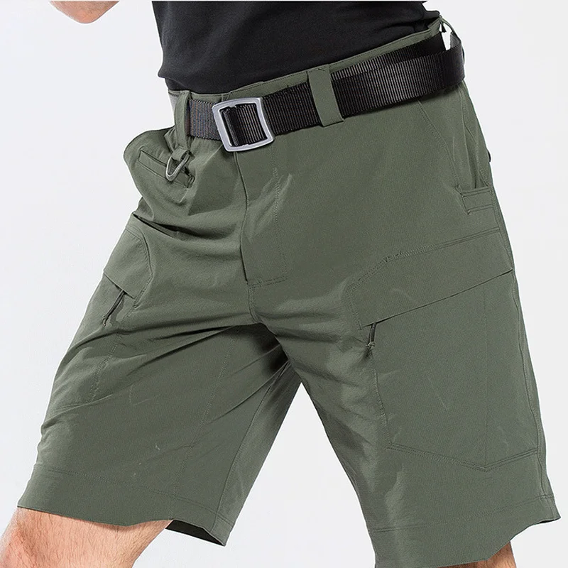 

Summer Stretch Quick Dry Shorts Men Outdoor Cool Hiking Male Sport For Hunting Fishing Army Tactical Trousers