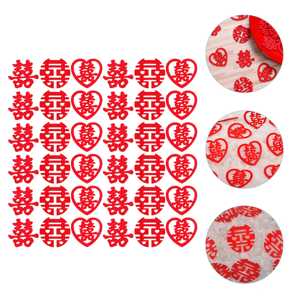 270 шт. мини счастливое слово свадебный стол конфетти китайские украшения Xi