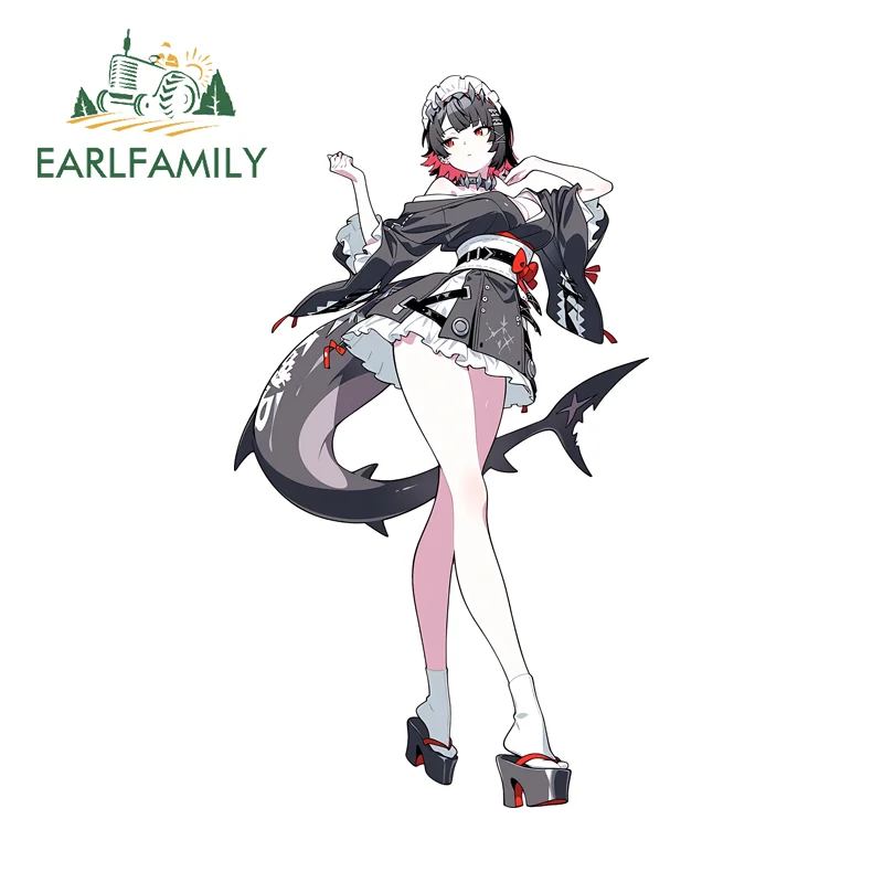 

EARLFAMILY Zenless Zone Zero Ellen Joe автомобильные наклейки крутой индивидуальный дизайн граффити багажник наклейка на лобовое стекло солнцезащитный крем Декор автомобиля