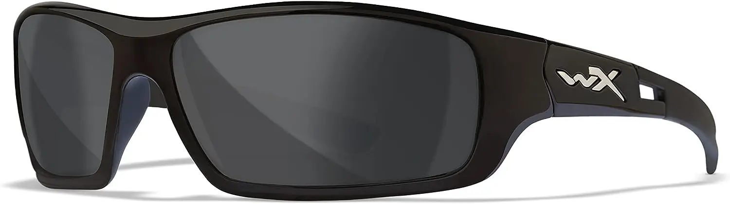 

X Slay Sunglasses, Polarized Smoke Grey, Gloss Black