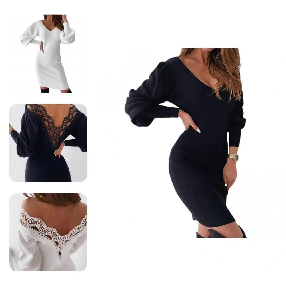 

Ультрамягкое дышащее кружевное мини-платье для дома