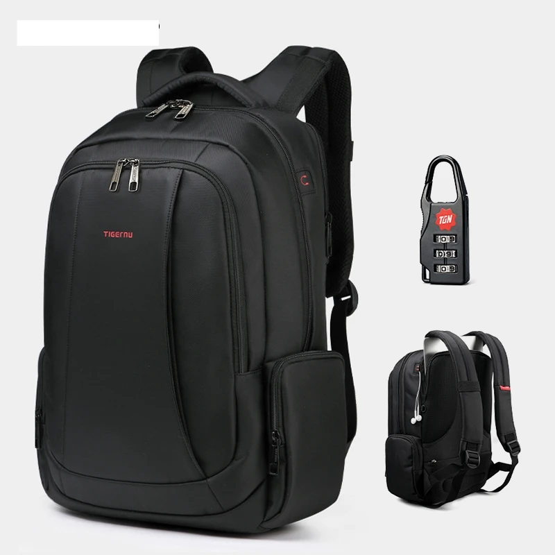 

Anti Theft Nylon 27L Men 15.6 inch Laptop Backpacks School Fashion Travel Backpacking Backpack Male Backpack For Laptop