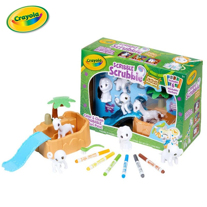 

Crayola разнообразные пузырьки, милые домашние животные, Оазис для дикой природы, Играйте в домашнюю ванную, веселая Подарочная коробка, граффи...