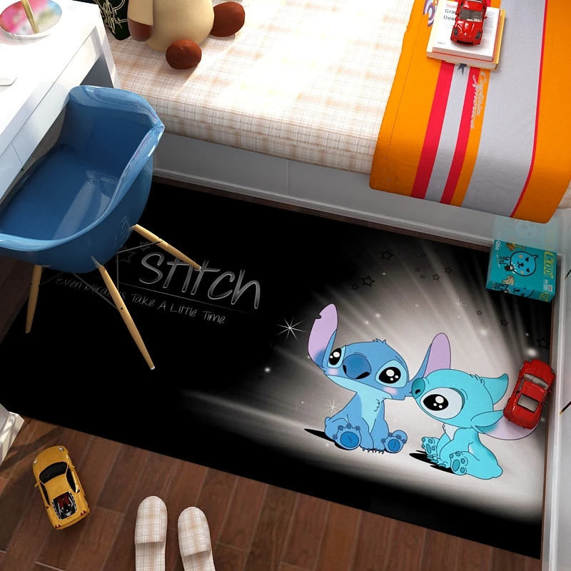 Детское одеяло для ползания прикроватный коврик Ститч ковер напольный