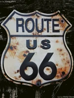 tin sign route 66 rust deco garage wall decor shield shaped home wall decoration pendant classical old school 12inch12inch