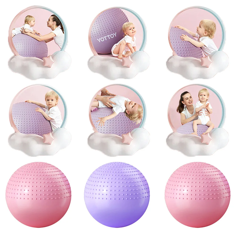 

Sports Yoga Balls Balance Bola Pilates Fitness Ball with Pump Anti-Burst & Anti-Slip BodyWorkout Building Massage Midwifery Ball