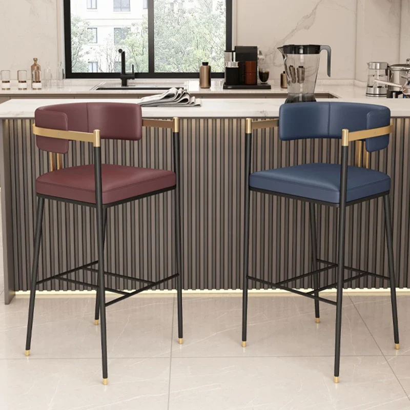 Silla Bar Modern hierro forjado muebles cocina sillas с респилдо Комодо креативная стойка персональным