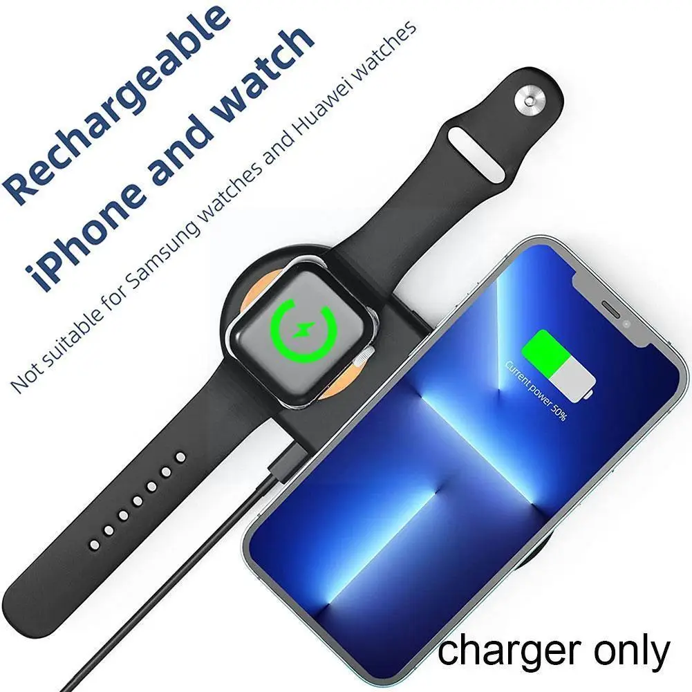 

3 In 1 15w Multifunctional Wireless Charger 180 ° Foldable Fast Charging Wireless Charger For Iphone13 Q4n4