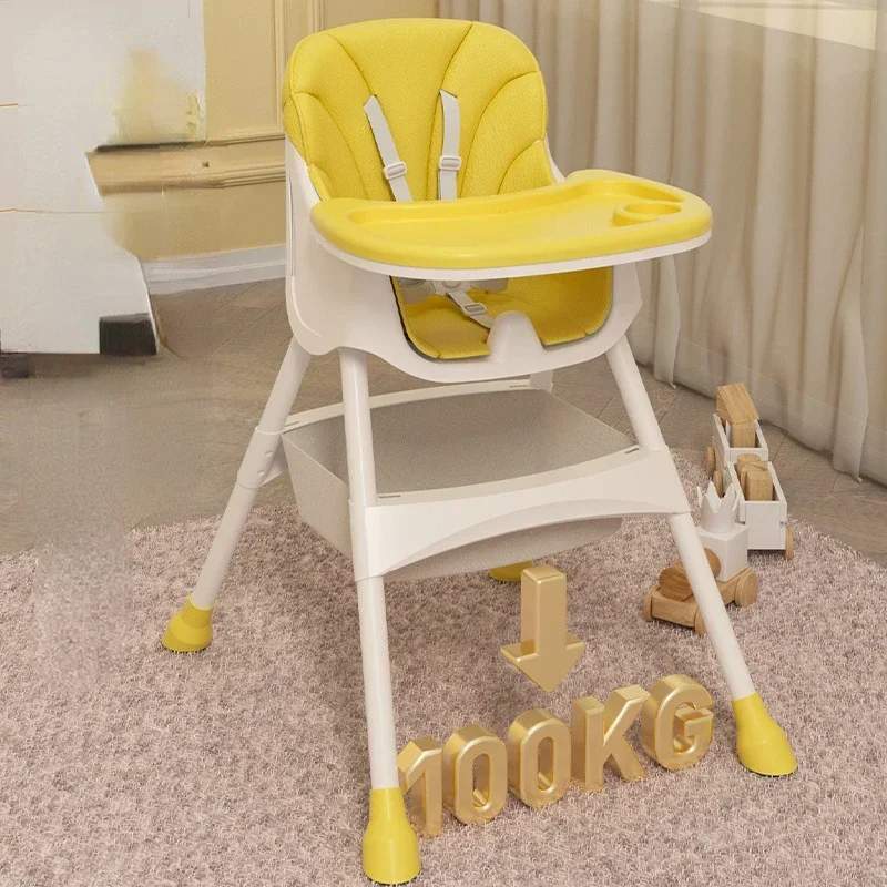 Регулируемый Детский обеденный стул портативный детский стол и набор