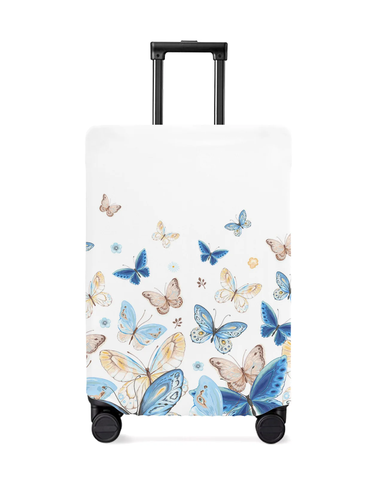 

Pastoral Butterfly Flower Gradient Travel Luggage Cover Elastic Baggage Cover Suitcase Case Dust Cover Travel Accessories