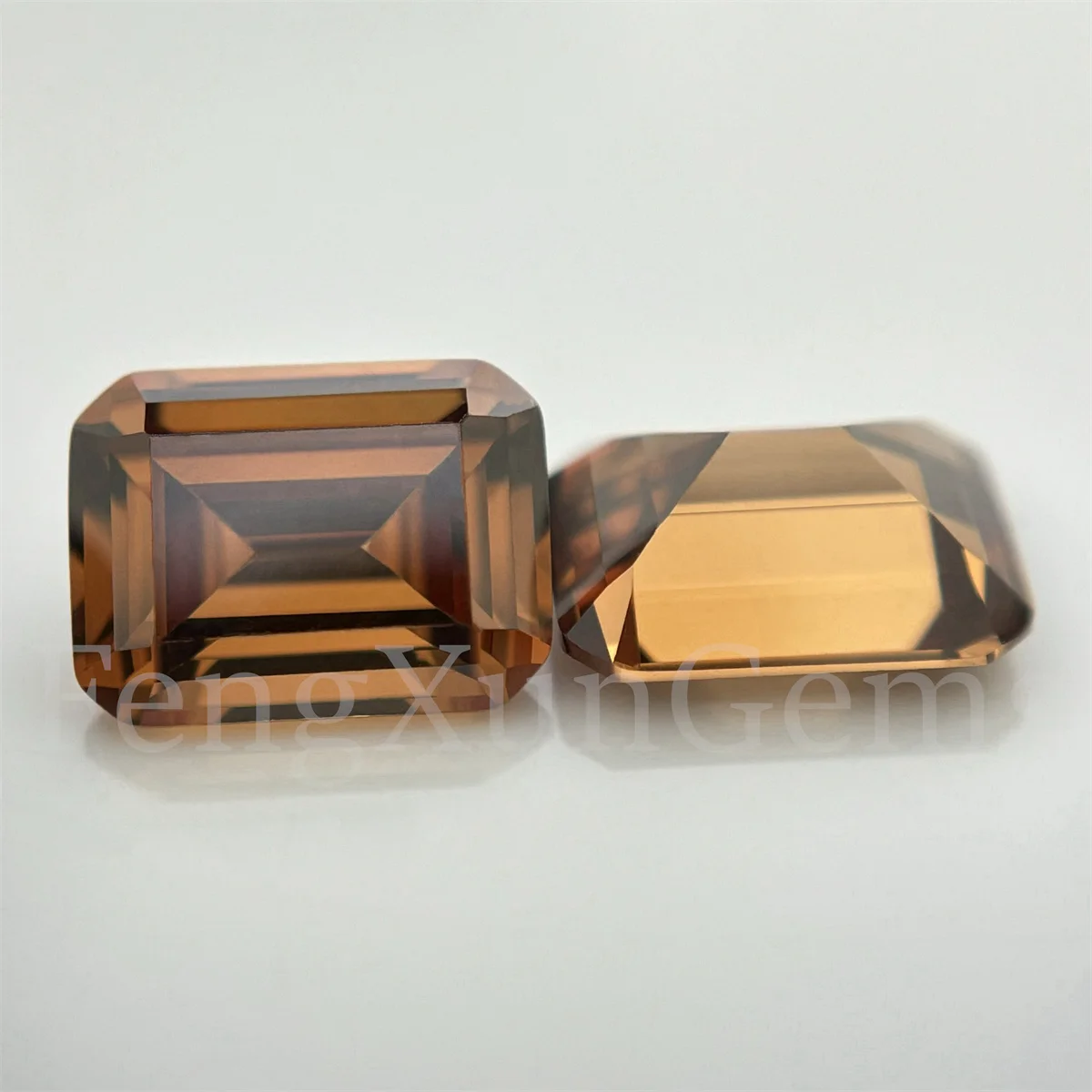 5/10pcs 3X5~13x18mm Octangle shape Emerald Cut Blue Green Coffee Cubic Zirconia Loose CZ Beads For Jewelry Earrings Bracelet DIY