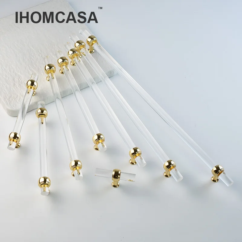 

IHOMCASA Золотая кухонная мебель T-Bar, ручка для шкафа, шкафа, ручки для шкафа, обувного шкафа, ручки для ванной комнаты, искусственный кристалл, а...