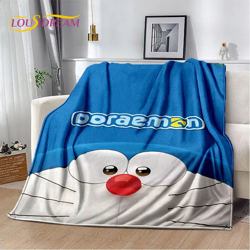 

Doraemon Cartoon Anime Soft Plush Blanket,Flannel Blanket Throw Blanket for Living Room Bedroom Bed Sofa Picnic Cover Kids Warm