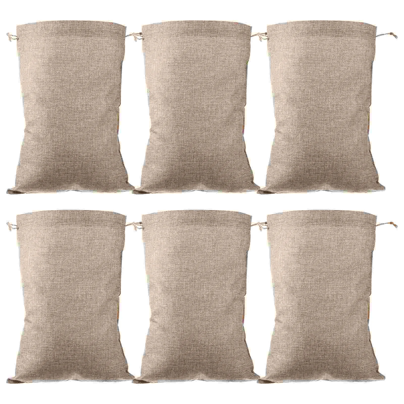 

Drawstringburlap Storage Giftpouch Vegetable Pouchessacks Produce Favor Grocery Linenreusable Potato Kitchen Saver Cottonlarge
