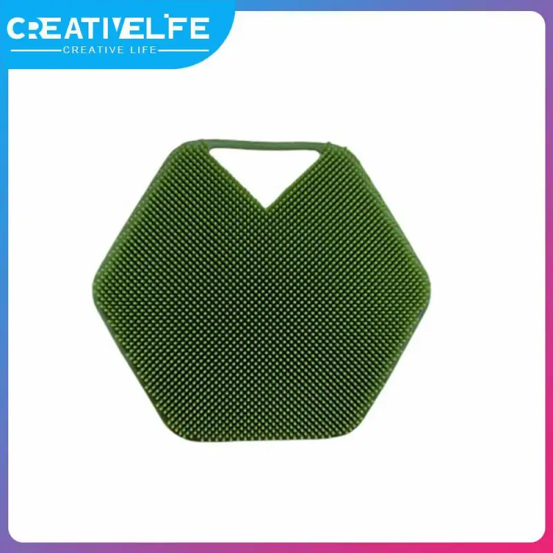 

Bathroom Accessories Silicone Bath Brush Women/men/kids Wall Mountable Shampoo Brush Creative Portable Body Scrubber Bath Brush