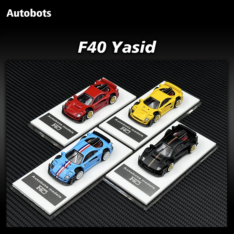 Autobot в наличии 1:64 F40 Yasid Коллекционная модель автомобиля