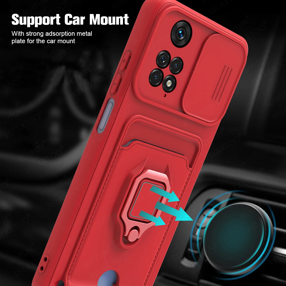 Мягкий чехол Multiaction из ТПУ для Xiaomi Redmi Note 11 4G чехол-бумажник с отделением карт Note11