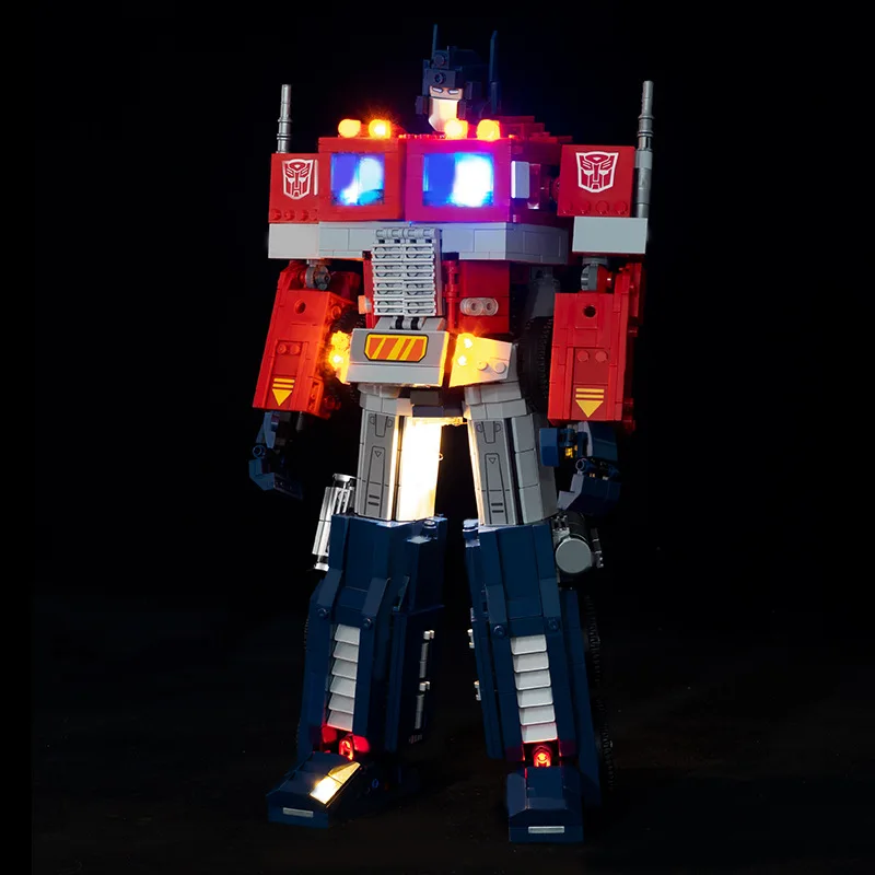 

Набор со светодиодной подсветкой для Optimus Prime 10302, строительные блоки, наборы игрушек «сделай сам», только комплект освещения, без модели