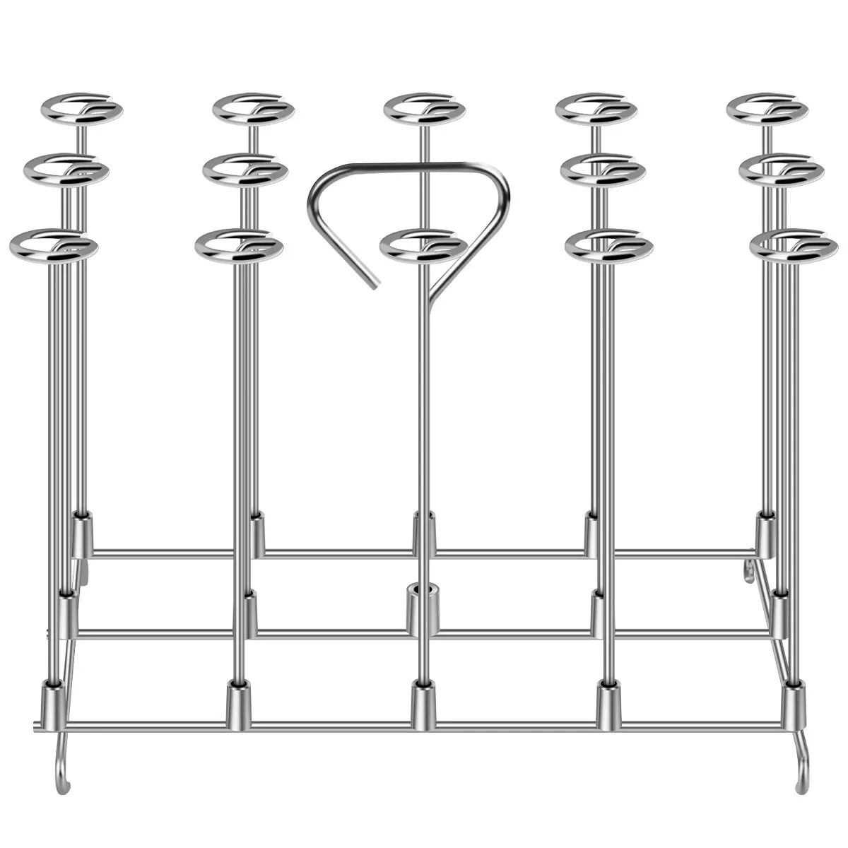 

Подставка для аэрофритюрницы, прямоугольная Вертикальная вертикальная подставка для шпажки Kabob, с 15 шпагами