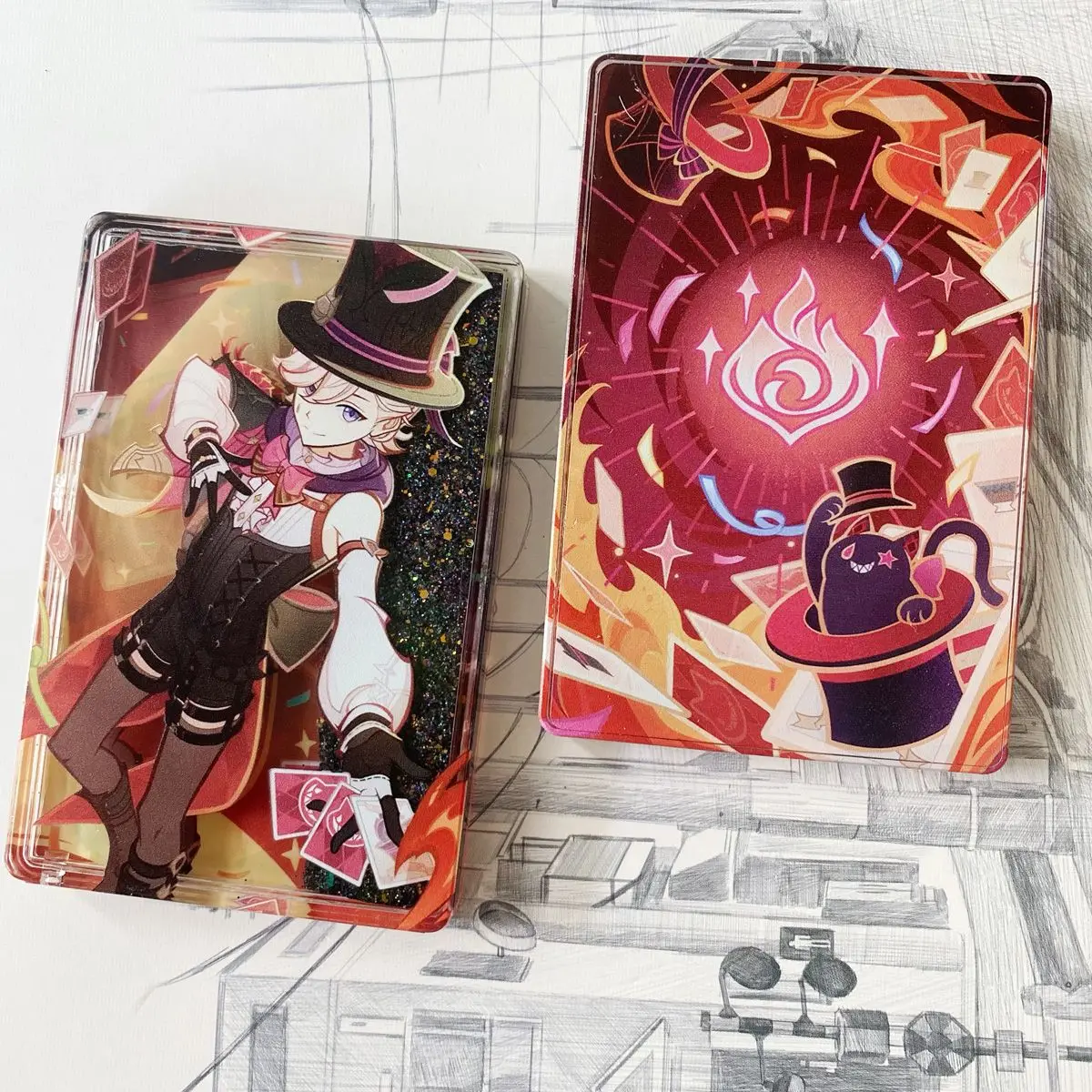 Аниме игра GS Impact Merch Lyney день рождения зыбучий песок маджонг настроить акриловые