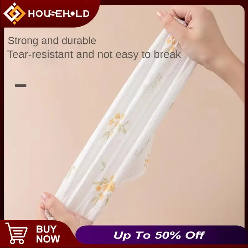 

Wet And Dry Dishwashing Wipe Printed Oil-free Rag Kitchen Cleaning Rags Kitchen Gadget Absorbent Lazy Dish Cloth Household