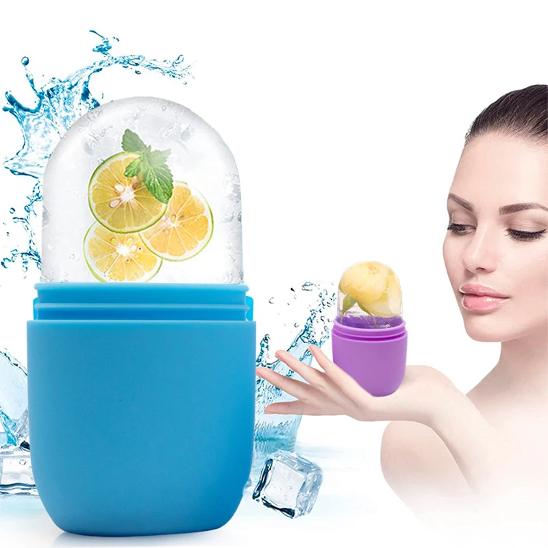 

Facial Massager Roller Reduce Acne Skin Care Beauty 1pc Face Lifting Contouring Tool Silicone Ice Cube Tray Ice Globe Ice Balls