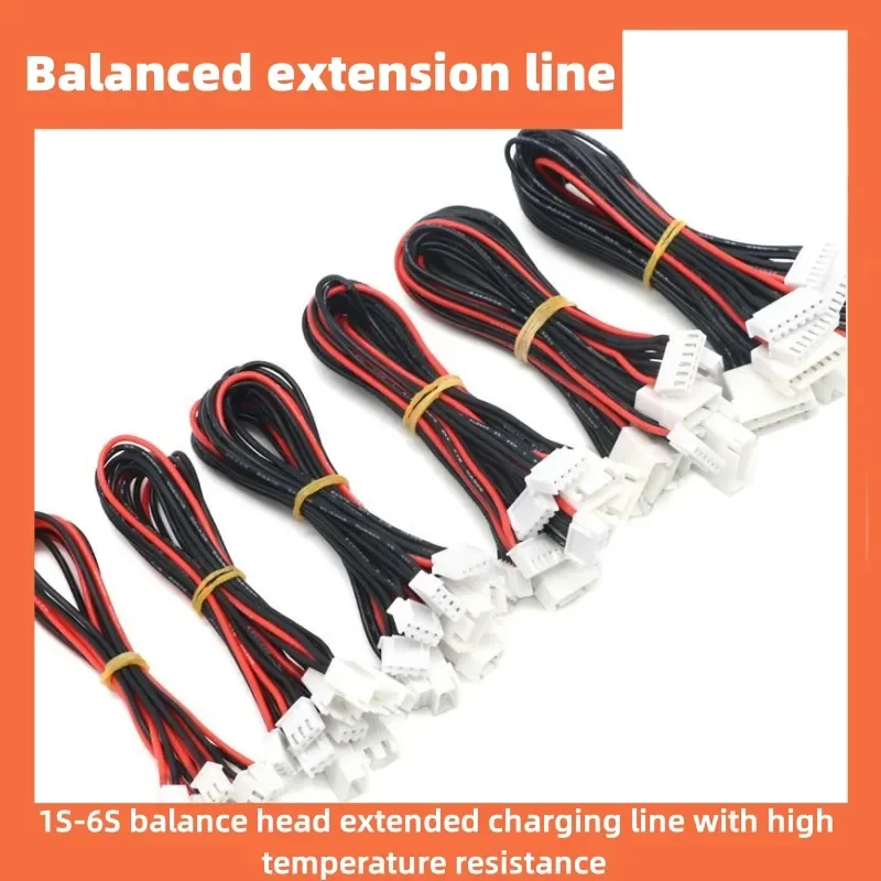 

5pcs/lot JST-XH 1S 2S 3S 4S 5S 6S 20cm 22AWG Lipo Balance Wire Extension Charged Cable Lead Cord for RC Lipo Battery charger
