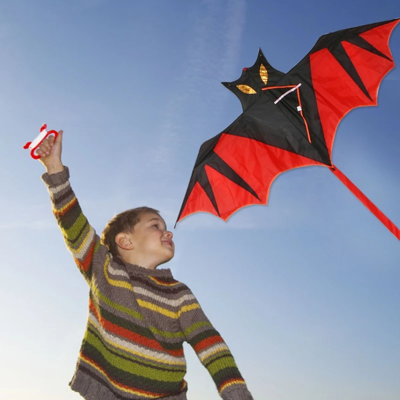 

Q0KB Children's Bat Kite Exercise Educational Flying Toys Relieve Boredom Supplies