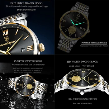 Top Brand Luxury Sailboat Reliefmeaning Smooth Casual WristWatch Men Waterproof Date Sports Quartz Men's Watch Relogio Masculino Other Image