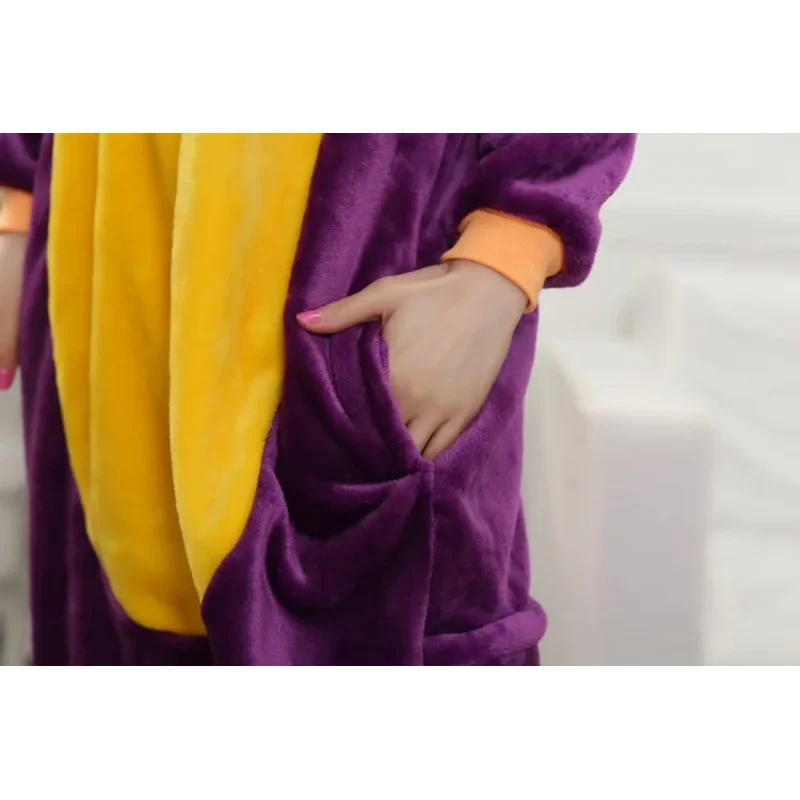 Пижама Spyro взрослый Детские костюмы косплей фиолетовый дракон Комбинезоны для