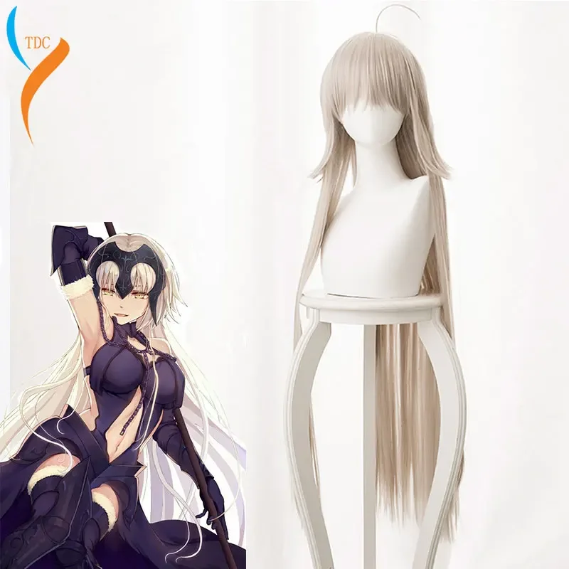 2023 Fate/Grand дождь огнеупорный парик для косплея выполненный в стиле Joan of Arc