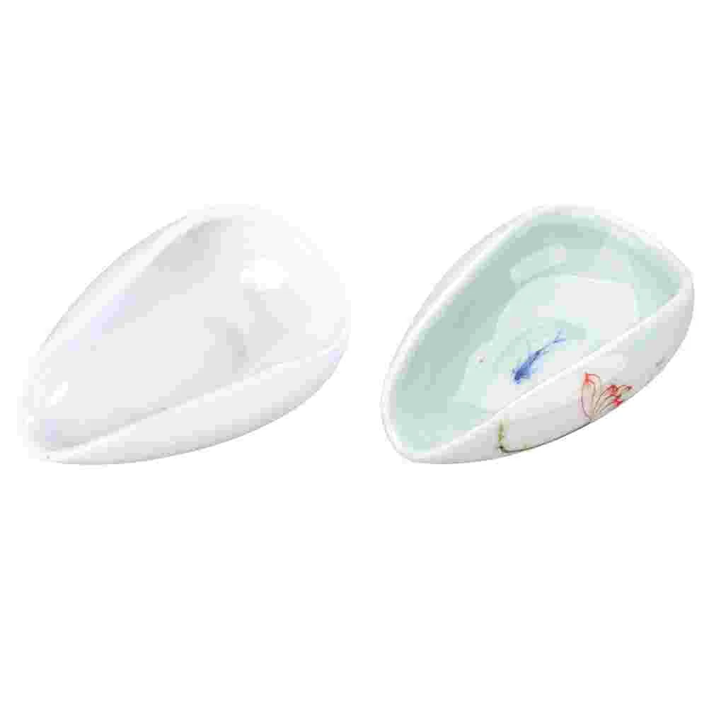 

Tea Spoon Vessel Scoop Ceramic Teaspoons Chinese Spoons Kung Fu Porcelain Dispensers Bowl Steel Stainless Teaware Salt Dipping