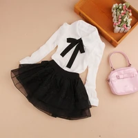 girls white blouse long sleeve baby toddler teenager lace girls tops school uniforms shirt child clothes 6 8 10 12 years