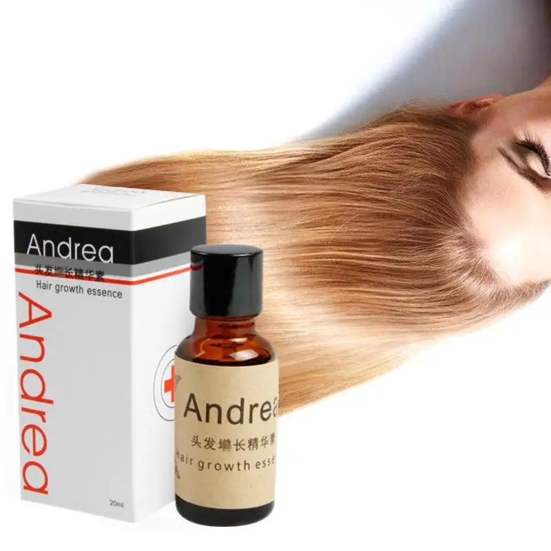 

10pcs 20ml Andrea Hair Growth Serum Oil Herbal Keratin Essential Oil Serum Anti Hair Loss Products Fast Grow Repair Treatment