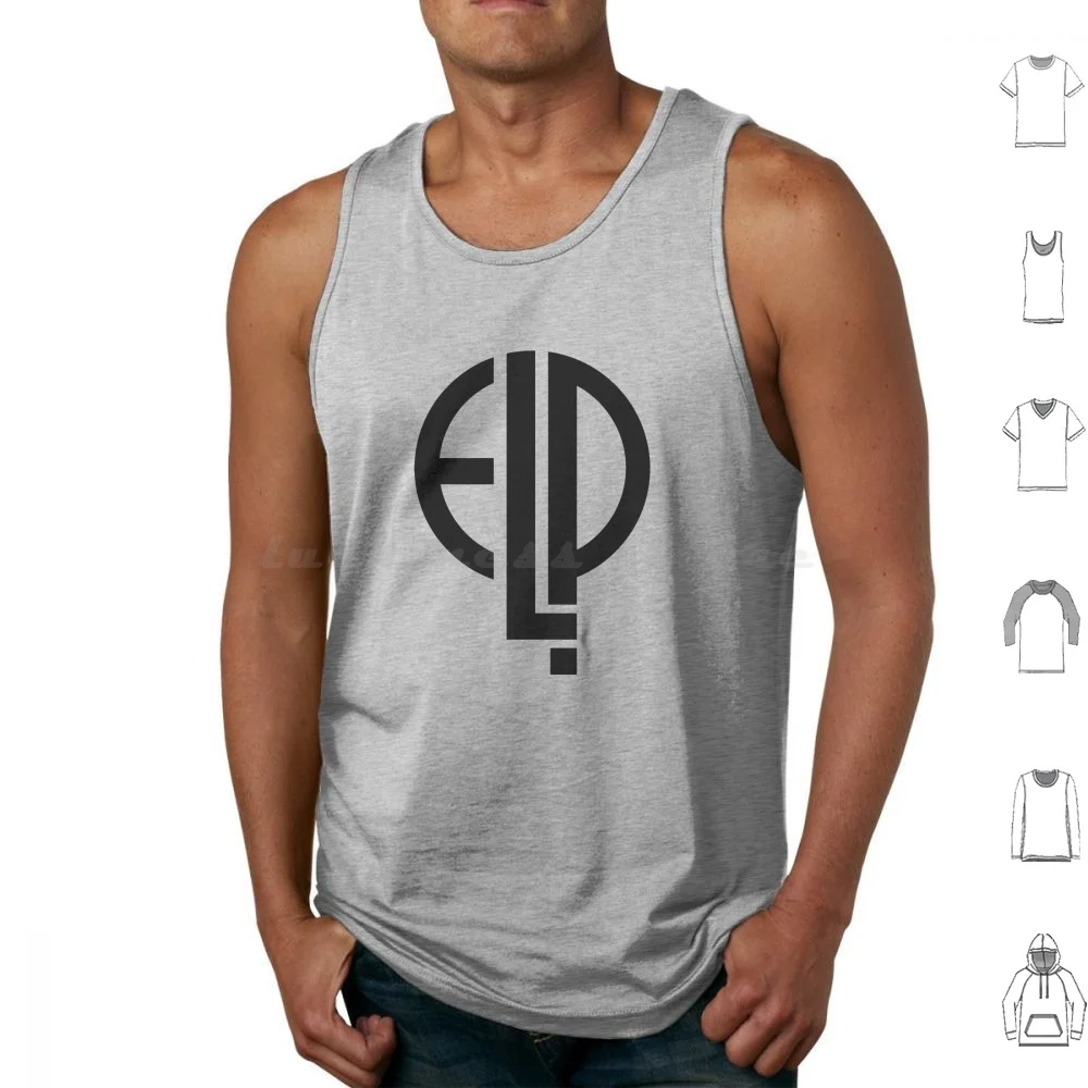 

Music Tank Tops Print Cotton Elp Emerson Lake Palmer Tarkus Prog Progressive Keith Emerson Greg Lake Carl Palmer Emerson