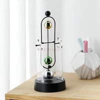 color ball newton pendulum ball perpetual motion instrument chaos ornament creative home room office modern simple ornament gift