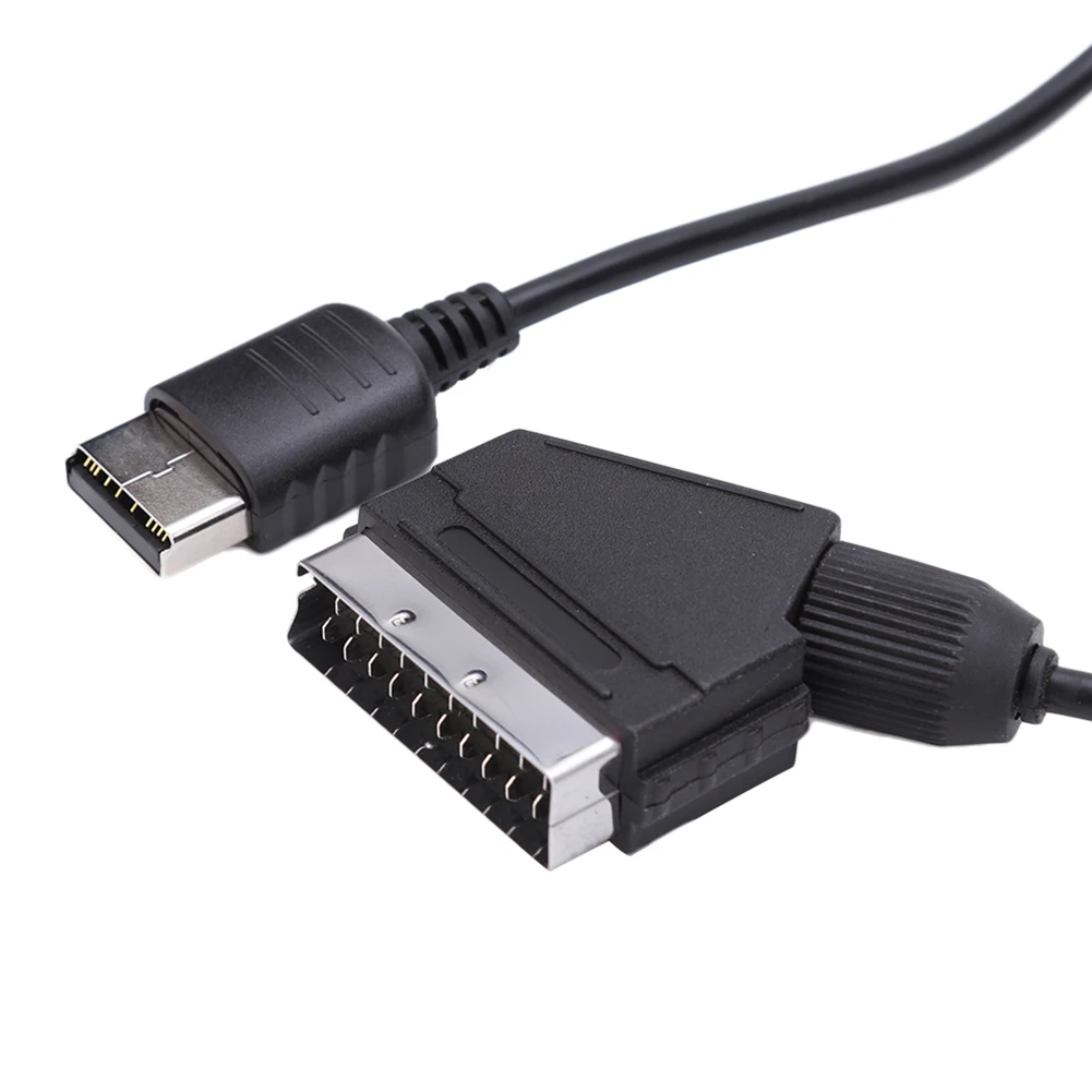 Scart Cable 1.8m/6ft TV AV Lead RGB Scart Cable Replacement Image Definition Improvement for SEGA Dreamcast DC images - 6