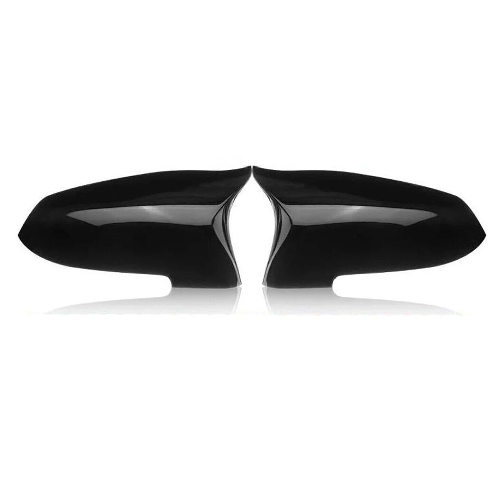 

High Quanlity Auto Accessories Rear View Mirror Cover 2013-2015 51167308683 51167308684 ABS Black Car Door Wing