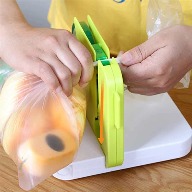 Портативные машины мини-удобная герметизация бытовой зажим для тепла еды