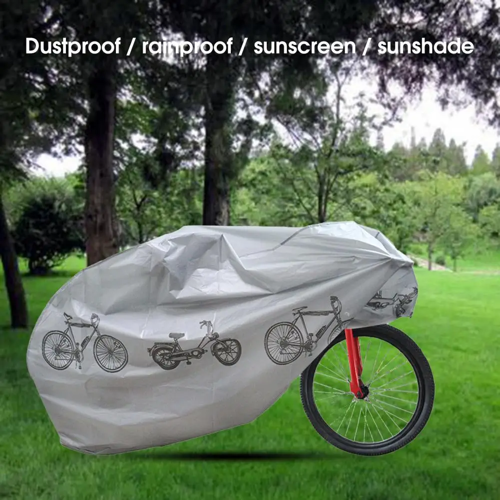 

Useful Anti-deformation Washable Anti Corrosion Bike Dust Cover for Indoor Bicycle Protective Cover Bike Rain Cover