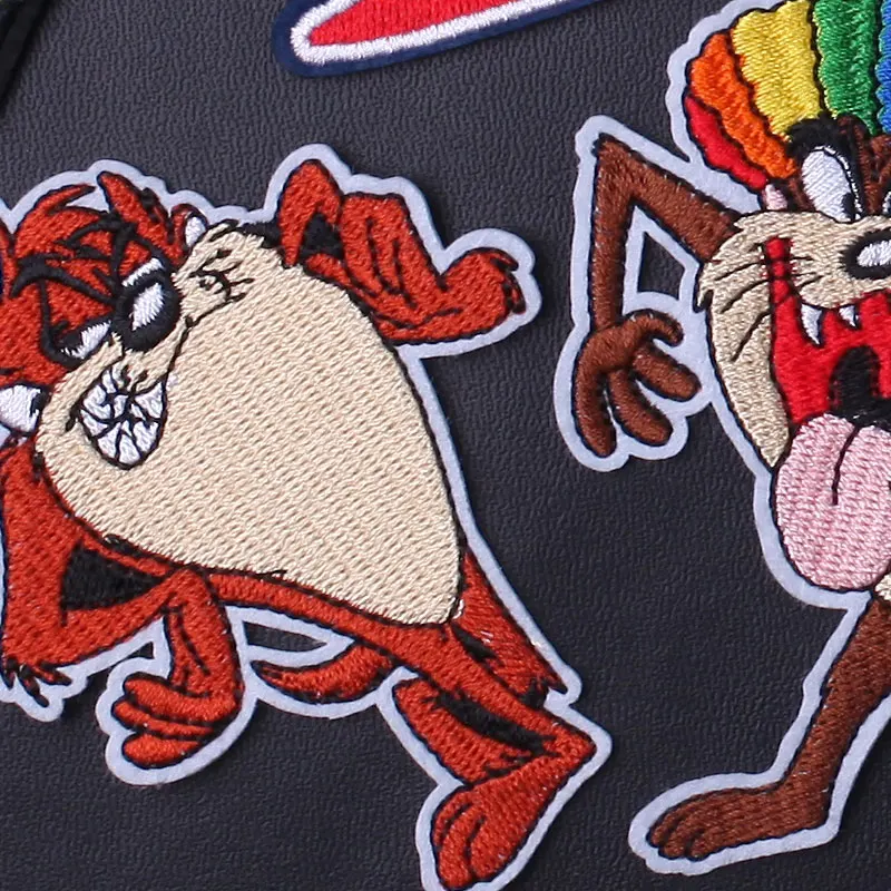 

Tasmanian Devil Embroidery Patches on Clothes Clothing Thermoadhesive Patches for Jacket Diy Dinosaur Animals Badge for Sewing