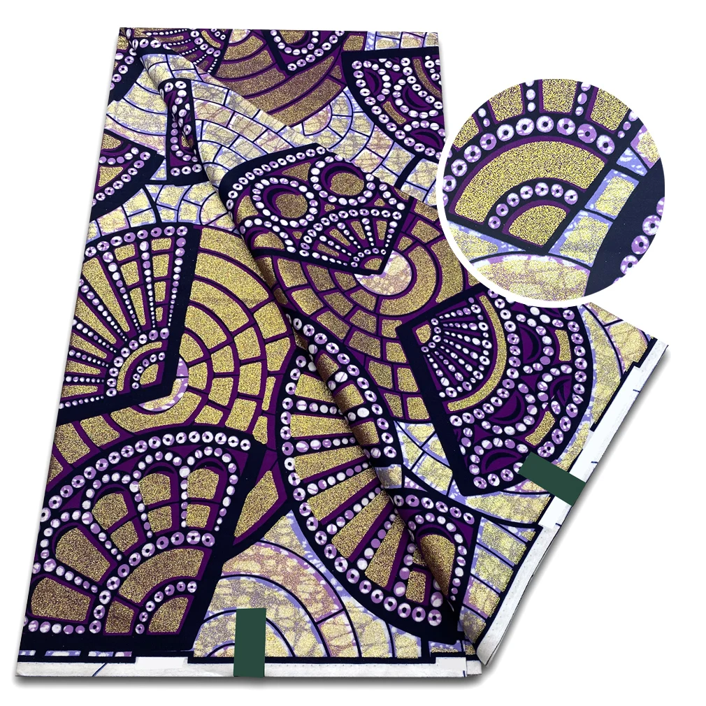 Африканская восковая ткань для женщин швейные вечерние платья Анкара Гана