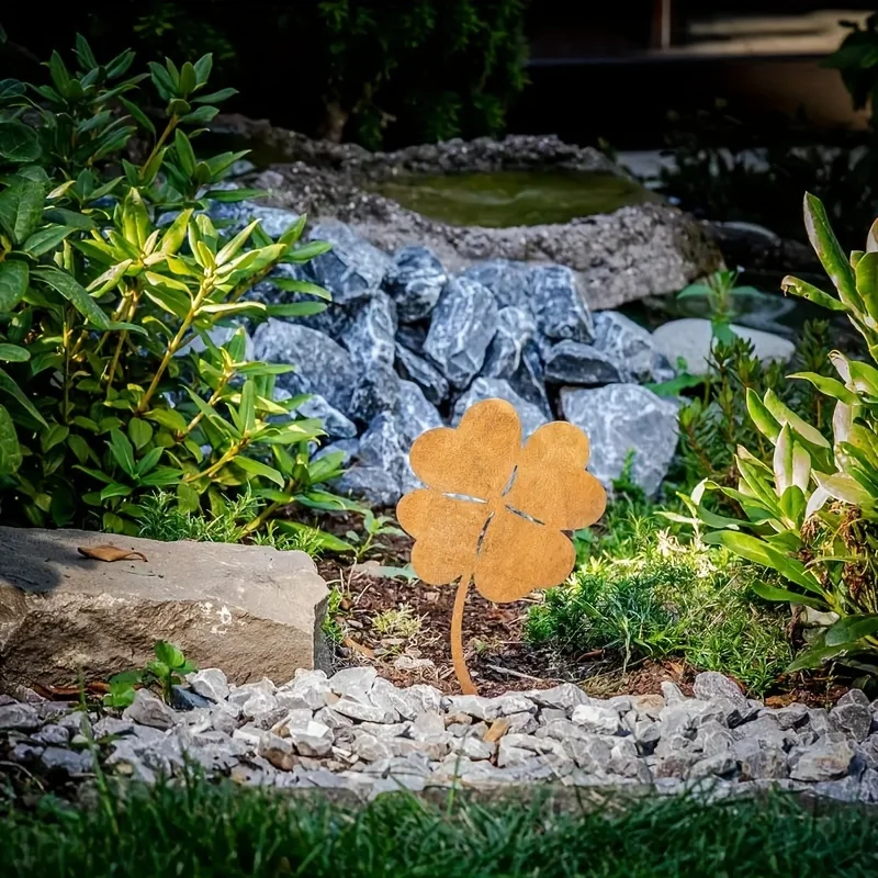 Высококачественный Садовый Кол Легко Вставляемый Ржавый Орнамент Для Садового